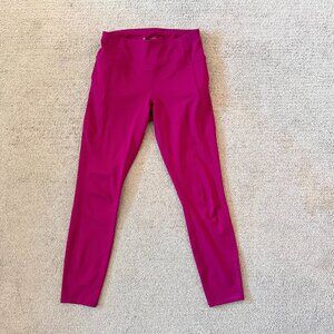 Athleta Contender 7/8 Stash Tight Fuchsia Pink Size XS